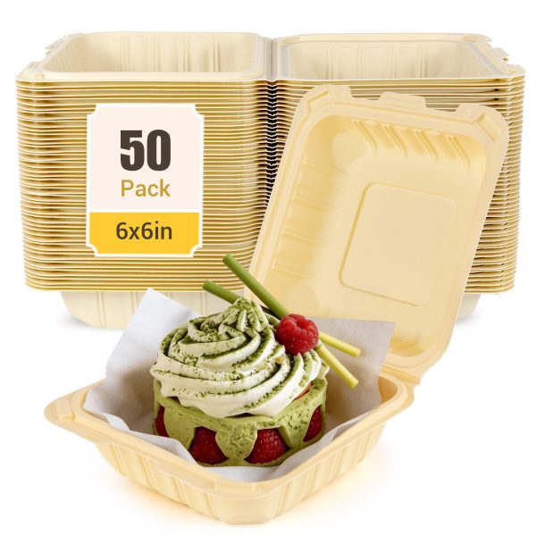 6x6in To Go Food Containers